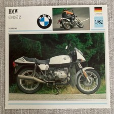 Cartão de motocicleta BMW 650 R 65 LS Touring 1982 Alemanha Edito Service Atlas comprar usado  Enviando para Brazil
