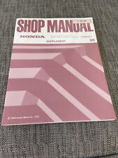Honda shop manual for sale  BASINGSTOKE