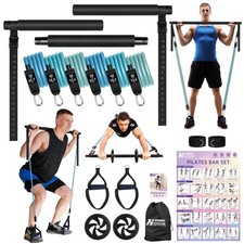 Używany, Zestaw do pilatesu FitKit Pro z 6 taśmami oporowymi i torbą na sprzedaż  PL