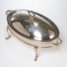 Antigo prato de prata pirex caçarola oval forno para mesa atrito prato suporte com tampa 20" comprar usado Antigo prato de prata pirex caçarola oval forno para mesa atrito prato suporte com tampa 20" comprar usado  Enviando para Brazil