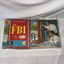Usado, 1950's The FBI jogo de tabuleiro colecionável jogo de detetive vintage, 1 peça faltando De comprar usado  Enviando para Brazil