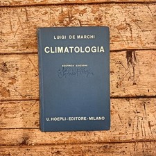 Luigi marchi climatologia. usato  Italia