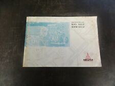 Deutz 1011f 1011f for sale  Mineral Wells