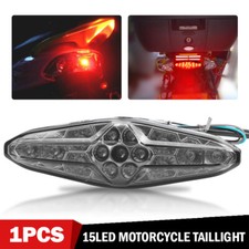 1 peça lanterna traseira de freio vermelha universal motocicleta 15 LED para Honda comprar usado  Enviando para Brazil