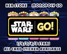 Adesivos de cartão MONO_POLY_GO 1/2/3/4/5/Prestige Stars ⚡ENTREGA RÁPIDA⚡ comprar usado  Enviando para Brazil