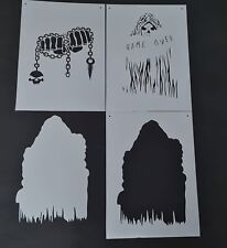 Stencil aerografo formato usato  Spedire a Italy