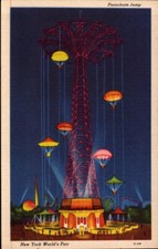 Vintage postcard parachute for sale  Geneva