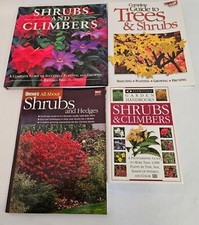 4 Book Lot Shrubs Hedges Climbers Trees Landscaping Gardening Instruction  comprar usado  Enviando para Brazil