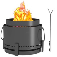 Outsunny 37cm smokeless for sale  GREENFORD