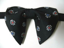 NOVA gravata borboleta de cetim preta feita à mão estilo vintage anos 70 branca vermelha azul preguiçosa comprar usado  Enviando para Brazil