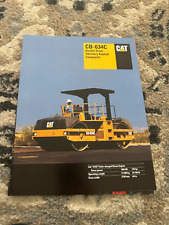 Folleto compactador de asfalto vibratorio de doble tambor Caterpillar CAT CB-534C FCCA24 segunda mano  Embacar hacia Argentina