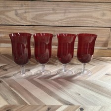 Ruby water goblets for sale  Mount Gilead