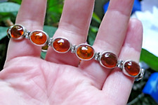 Vintage amber silver for sale  Shipping to Ireland