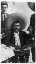Emiliano Zapata,Mexican Revolution,Liberation Army,South,table,two men,1900 comprar usado  Enviando para Brazil