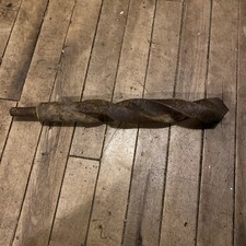 Broca de torção sem marca 10” comprimento total ferramenta antiga vintage comprar usado  Enviando para Brazil