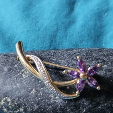 Broche vintage fleur d'occasion Broche vintage fleur d'occasion  Le Luc