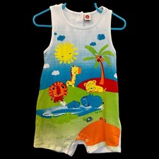 Macacão Tuc tuc colorido safári animal menino 18-24mo comprar usado  Enviando para Brazil