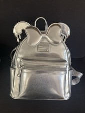 Usado, Minnie Mouse Disney 100 ~ Mosca Lounge Prata Platina ~ Mini Mochila comprar usado  Enviando para Brazil