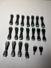 Plugues conectores macho fêmea tomada de alimentação CC 38 peças 2,1 x 5,5 mm para áudio CCTV comprar usado  Enviando para Brazil