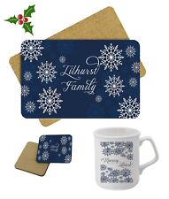 Personalised placemat coaster for sale  AYLESFORD