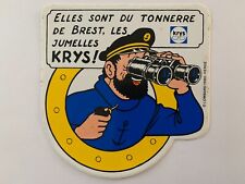 Sticker krys herge d'occasion  Expédié en Belgium