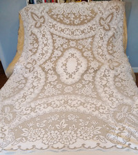 Vintage lace tablecloth for sale  OTLEY