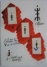 Jacques villegle carte d'occasion  Boulogne-Billancourt