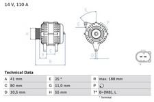 Bosch lichtmaschine generator gebraucht kaufen  Oberlungwitz