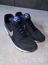 Usado, 2013 Nike Air Pegasus 92 Retro Vintage Camurça Preto Reino Unido 8 UE 42.5 comprar usado  Enviando para Brazil