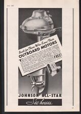 1937 JOHNSON BARCO MOTOR MOTOR DE POPA NÁUTICO WAUKEGAN SPORT FISH 21065 comprar usado  Enviando para Brazil