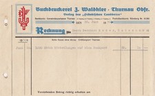 Thurnau rechnung 1930 gebraucht kaufen  Leipzig