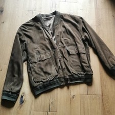 Vintage lederjacke wildleder gebraucht kaufen  Gmund a.Tegernsee