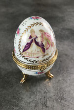 Oeuf porcelaine décor d'occasion  Cuq-Toulza