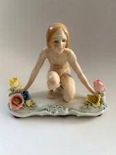 Porzellanfigur frau blumen gebraucht kaufen  Frankfurt am Main