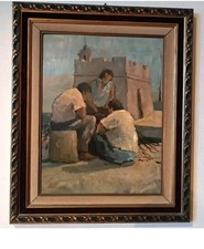 Dipinto olio tavola usato  Campi Bisenzio