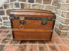 coffre malle bois ancien d'occasion coffre malle bois ancien d'occasion  Nantes-