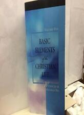 Basic elements christian for sale  UK