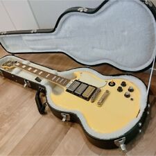 Usado, Guitarra elétrica Epiphone G-400 modelo 3PU SG personalizada vintage branca S/N EE080108477 comprar usado  Enviando para Brazil