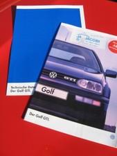 VW Golf III GTI / VW Golf GTI1991-96 Originalprospekt 1996 comprar usado  Enviando para Brazil