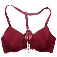 Usado, Sutiã Xodo Racerback Underwire Fechamento Frontal Renda Leve Estofamento Mergulho Rosa Tamanho 34D comprar usado  Enviando para Brazil