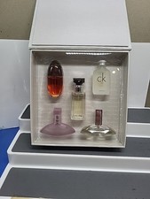 Conjunto de viagem Calvin Klein fragrância 5 peças Eternity Euphoria Obsession CK 0,50 oz, usado comprar usado  Enviando para Brazil
