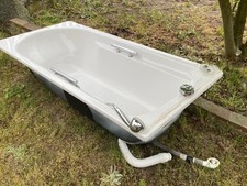 Weiße emaille badewanne gebraucht kaufen  Ottendorf-Okrilla