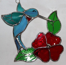 Hummingbird stained glass for sale  Lakeview