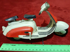 Bicicleta scooter vintage URSS MOTOCICLETA brinquedo de estanho folha de flandres carro feito à mão comprar usado  Enviando para Brazil