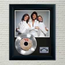 Usado, Bee Gees "New York Mining Disaster" emoldurado 45 disco de platina display comprar usado  Enviando para Brazil