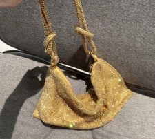 Gold crystal diamante for sale  HEMEL HEMPSTEAD