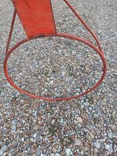 Argola de basquete vintage old school 19" laranja metal aro externo interno **SEM REDE comprar usado  Enviando para Brazil