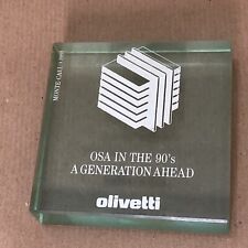 Olivetti raro fermacarte usato  Torre Canavese