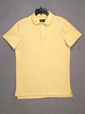 Usado, Camisa polo masculina manga curta Abercrombie & Fitch adulta amarela média golfe ao ar livre comprar usado  Enviando para Brazil