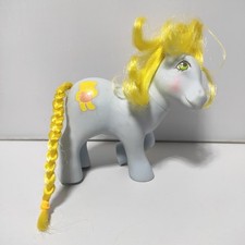 Vintage 1984 G1 My Little Pony Magic Message Blue Cuddles with Teddy Bear na sprzedaż  Wysyłka do Poland